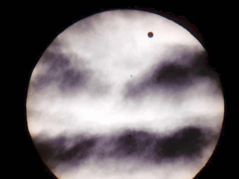 Venustransit in Budapest, Ungarn.