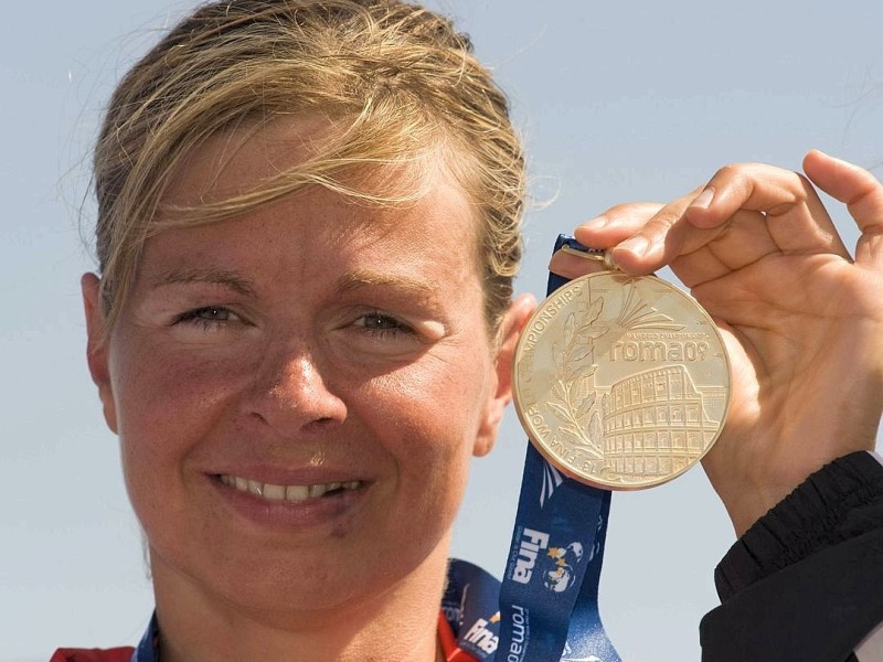 Nimmt die Disziplin 10 Kilometer Freiwasser in Angriff: Angela Maurer