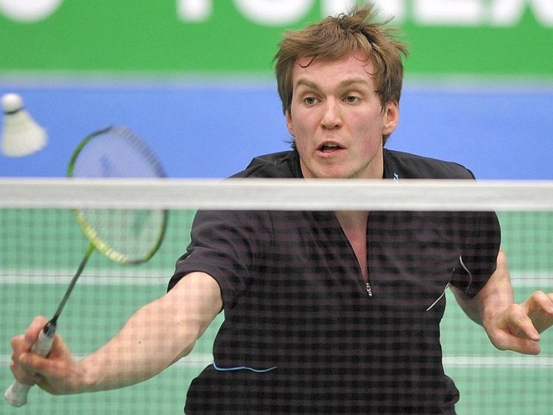 Auch Johannes Schöttler wird den Badminton-Schläger im Doppel schwingen.