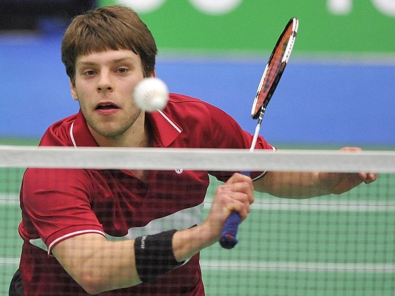 Michael Fuchs tritt im Badminton-Mixed an.