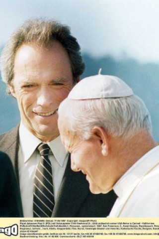 Anlässlich seiner USA-Reise in Kalifornien sprach der Papst mit Schauspieler Clint Eastwood.