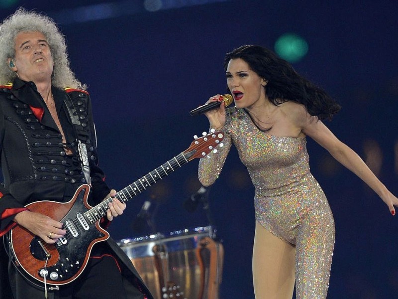 Brian May mit Jessie J.