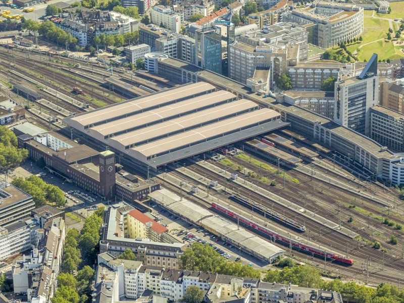 Der Düsseldorfer Hauptbahnhof.