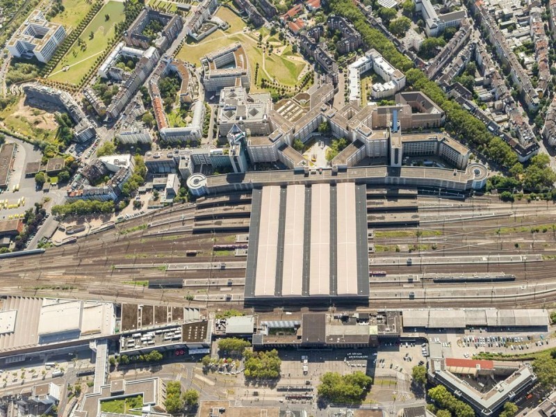 Der Düsseldorfer Hauptbahnhof.