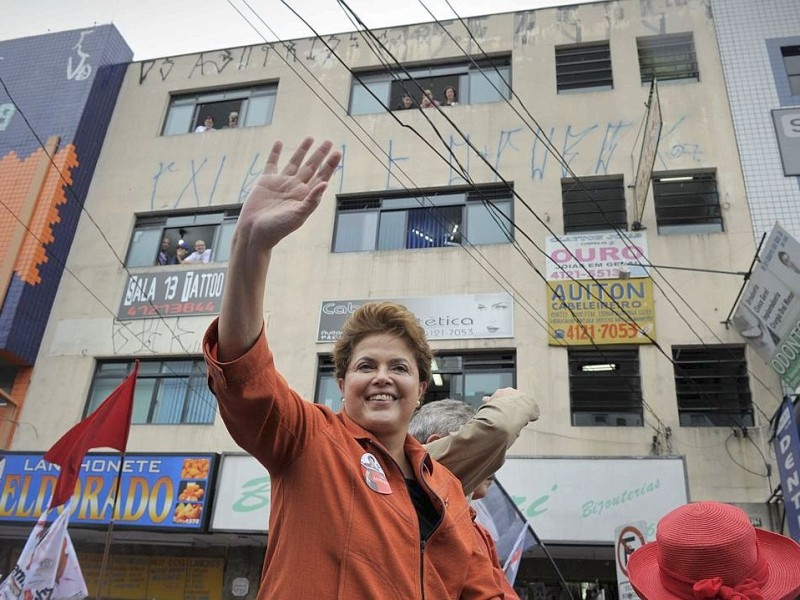 Platz 3:Dilma Rousseff, meist nur Dilma genannt, ist seit Anfang 2011 Präsidentin von Brasilien.