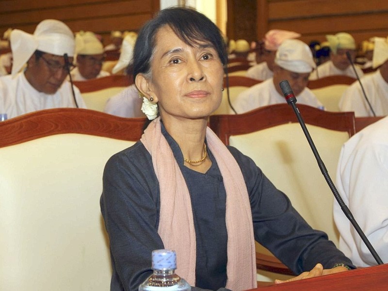 Platz 19:Seit den späten 1980er-Jahren kämpft Aung San Suu Kyi für eine gewaltlose Demokratisierung ihres Heimatlandes Myanmar. Heute ist sie Oppositionsführerin.