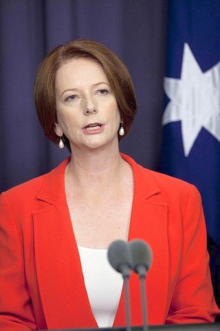 Platz 27:Julia Gillard ist zugleich ist die erste Frau, die erste unverheiratete Person und erste nicht in Australien geborene Person seit Billy Hughes, die das Amt des australischen Premierministers bekleidet.