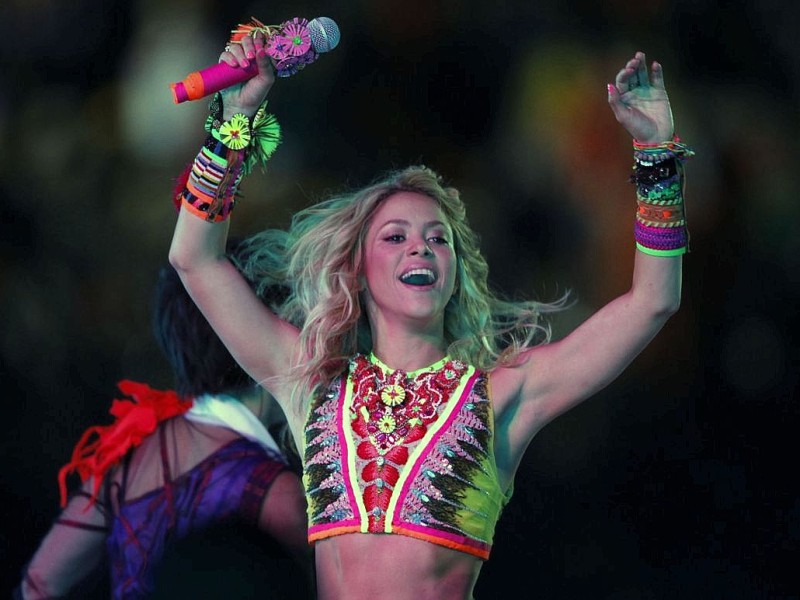 Platz 40:Schon vor ihrem internationalen Durchbruch engagierte sich Rock-Pop-Sängerin Shakira für Kinder in Kolumbien. 2009 erhielt sie den Ehrenpreis des Kinderhilfswerks Unicef.