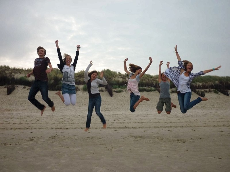 Am Strand von Langeoog