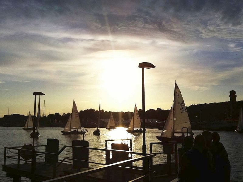 Im Hafen von Travemünde