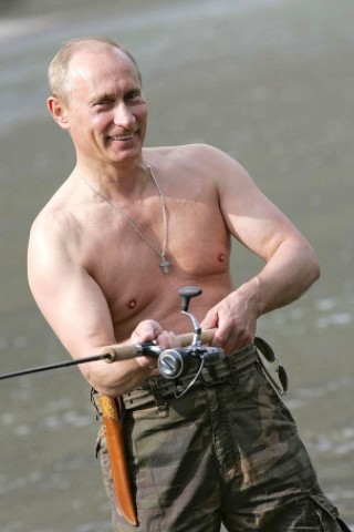 Putin inszeniert sich gern...