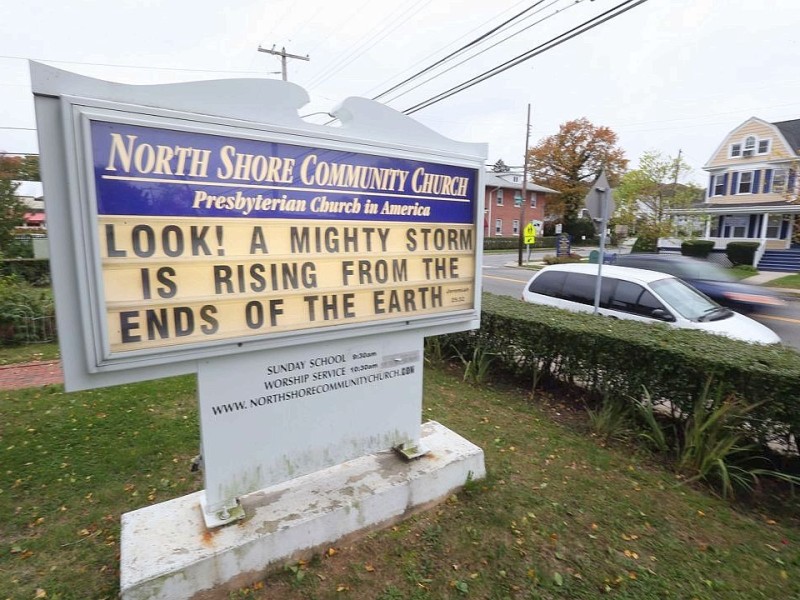 An der Ostküste der USA bereiten sich die Menschen auf den herannahenden Hurrikan Sandy vor.