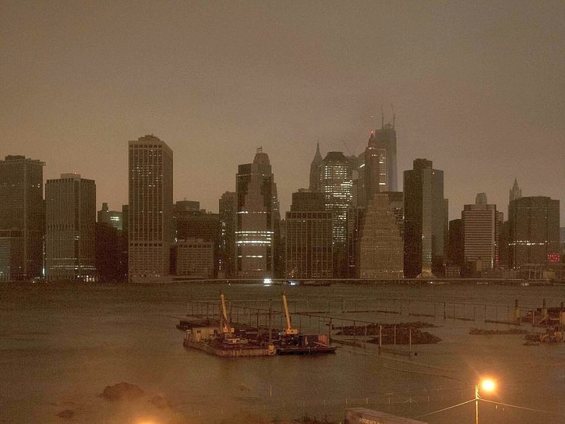 Blackout! Teile Manhattans waren am Dienstagmorgen ohne Strom...