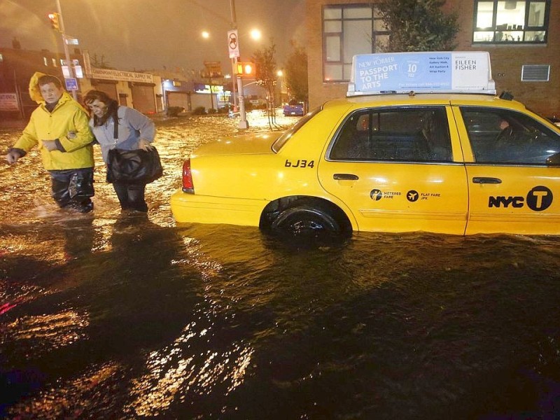 ...In Brooklyn endet die Taxifahrt...