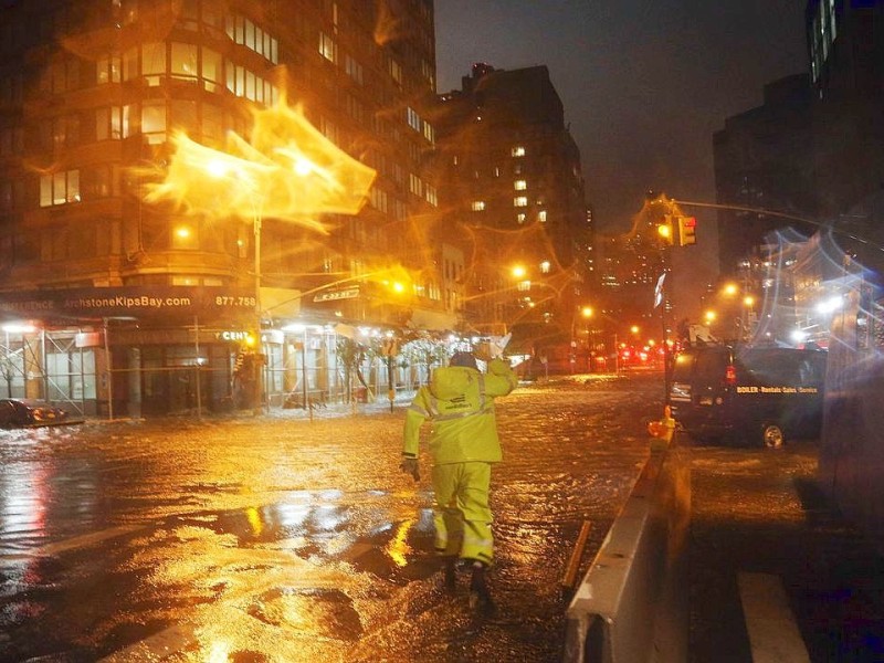 Der Wirbelsturm Sandy hat an der Ostküste der USA für Verwüstungen gesorgt.
