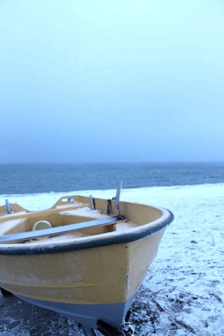 Das Foto habe ich am 5. Januar 2011 im Urlaub am Strand von Dahme (Ostsee) aufgenommen. Dies war der kälteste Winter, den wir bisher dort erlebt haben.