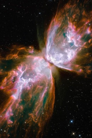 Das Hubble Weltraumteleskop wurde 1990 gestartet und liefert seit dem regelmäßig spektakuläre Bilder. Hier im Bild Butterfly Nebel.