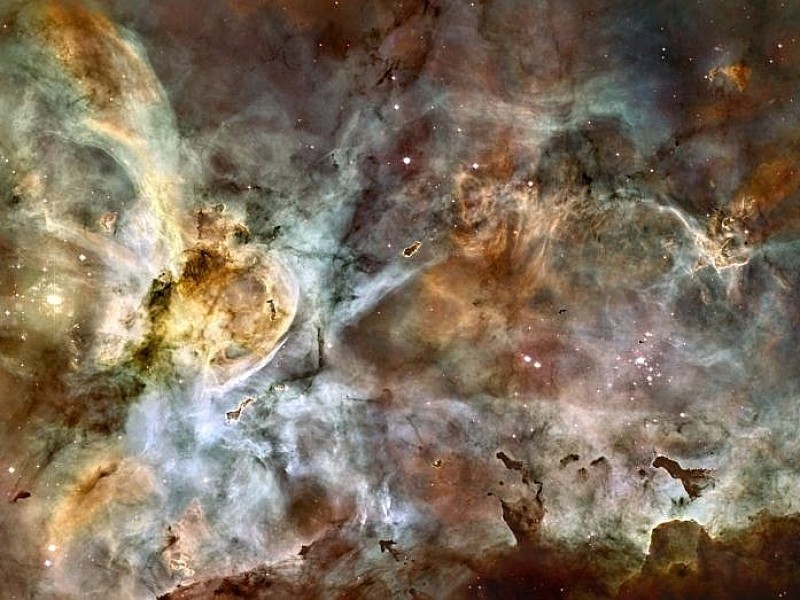 Das Hubble Weltraumteleskop wurde 1990 gestartet und liefert seit dem regelmäßig spektakuläre Bilder. Hier im Bild der Carina Nebel.
