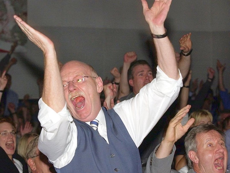 ...Für emotionale Ausbrüche der Freude war Struck eher weniger bekannt...