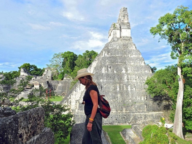 Der vermeintliche Weltuntergang lockt viele Touristen zu den esoterisch wichtigen Orten. Wie hier in Tikal, Guatemala.