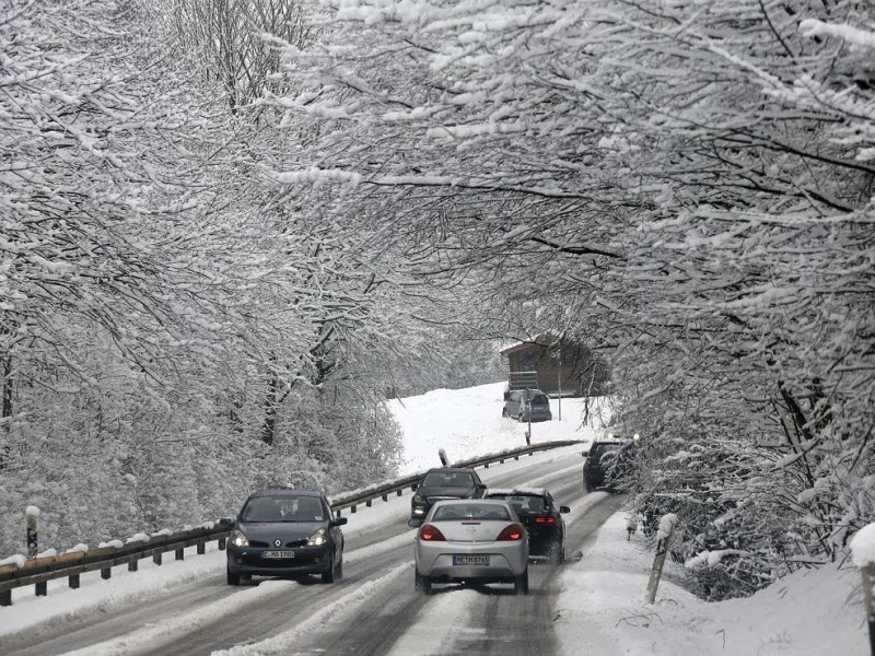 Schnee in Niederberg