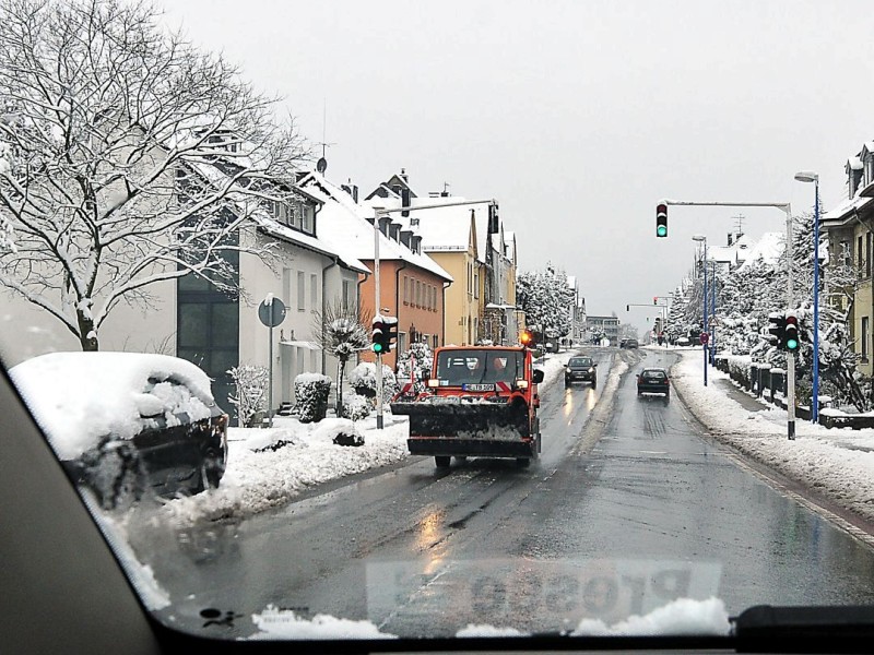 Schnee in Niederberg