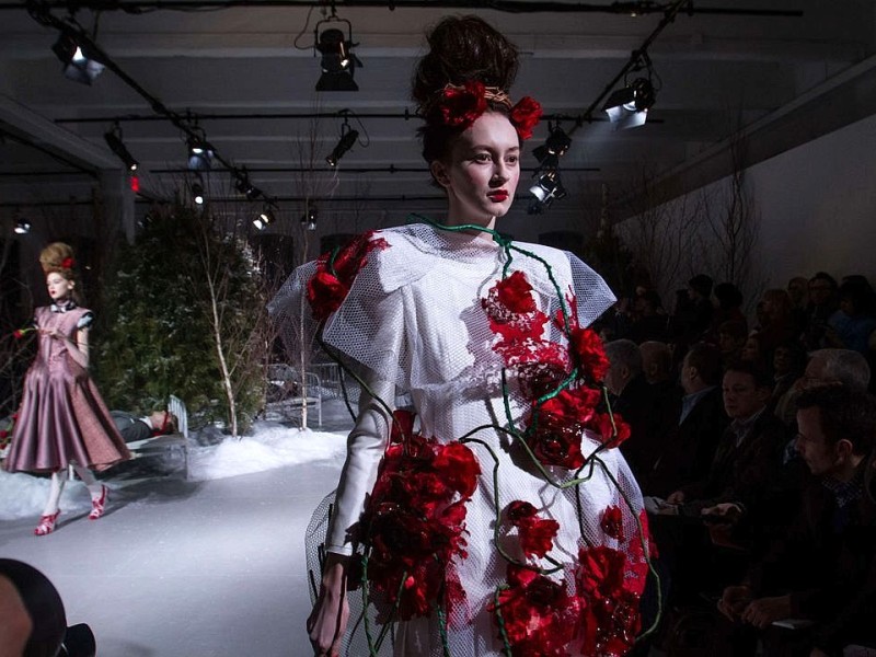Auf der New Yorker Fashion Week zeigt sich der New Yorker Designer Thom Browne wagemutig...