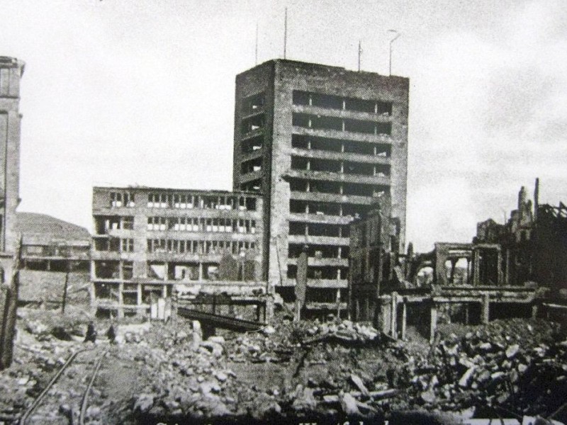 Westfalenhaus an der Hansastraße — das damals höchste Haus der Stadt