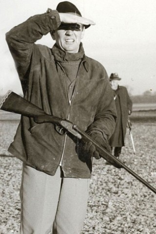 Ein junger Berthold Beitz bei der Jagd.