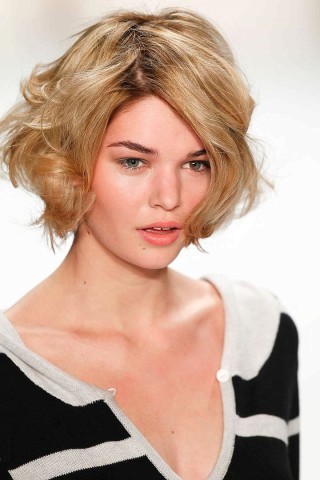 des Jahres 2012, Luisa Hartema, geht es vorwärts im Model-Geschäft: Hier ist sie bei der Berlin Fashion Week 2013 zu sehen...