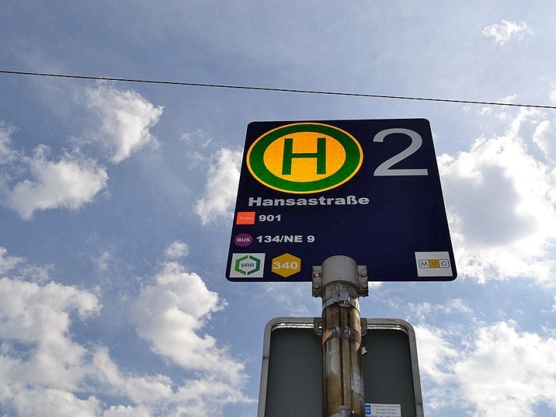 Nächste Station: Hansastraße. 