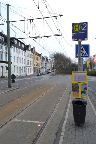 Nächste Station: Speldorf Bahnhof.