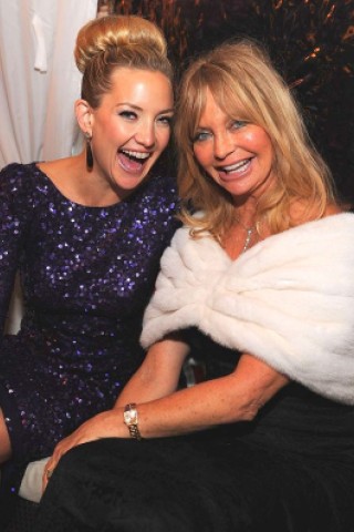 Kate Hudson mit ihrer Mutter Goldie Hawn: Die Blondinen sind beide erfolgreich im Filmgeschäft.