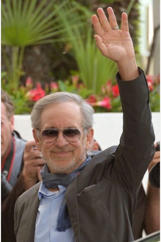 US-Regisseur und Präsident der Feature-Film-Jury Steven Spielberg bei seiner Ankunft in Cannes.