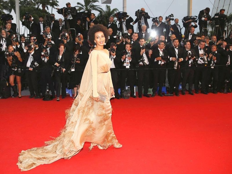 Sängerin Solange Knowles bei der Eröffnung der 66. Filmfestspiele in Cannes.