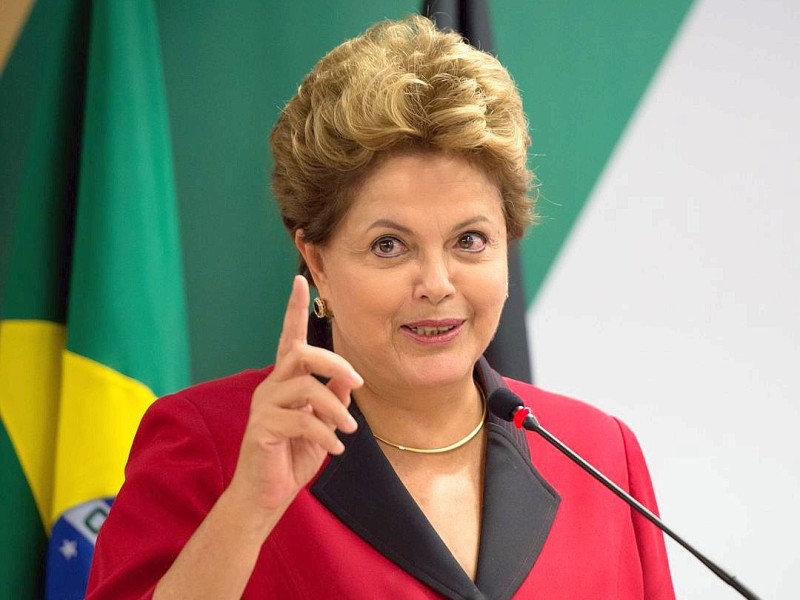 Auf dem zweiten Platz der Liste der mächtigsten Frauen steht die Präsidentin Brasiliens, Dilma Rousseff.