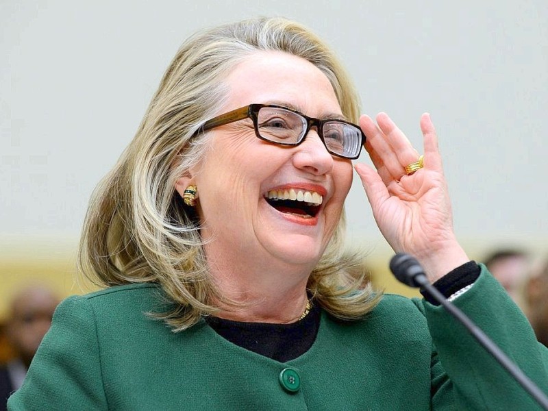 Die amerikanische Politikerin Hillary Clinton besetzt den fünften Platz der Liste.
