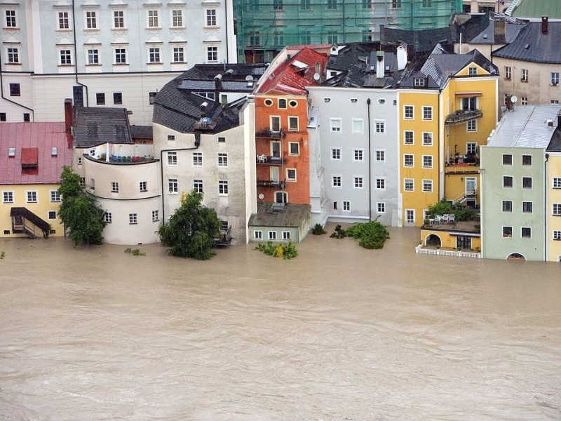 Das Hochwasser im Südosten Deutschlands