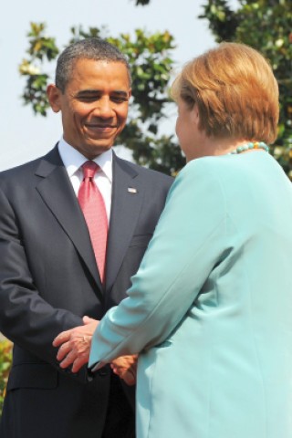... von US-Präsident Barack Obama und dessen Ehefrau Michelle ...