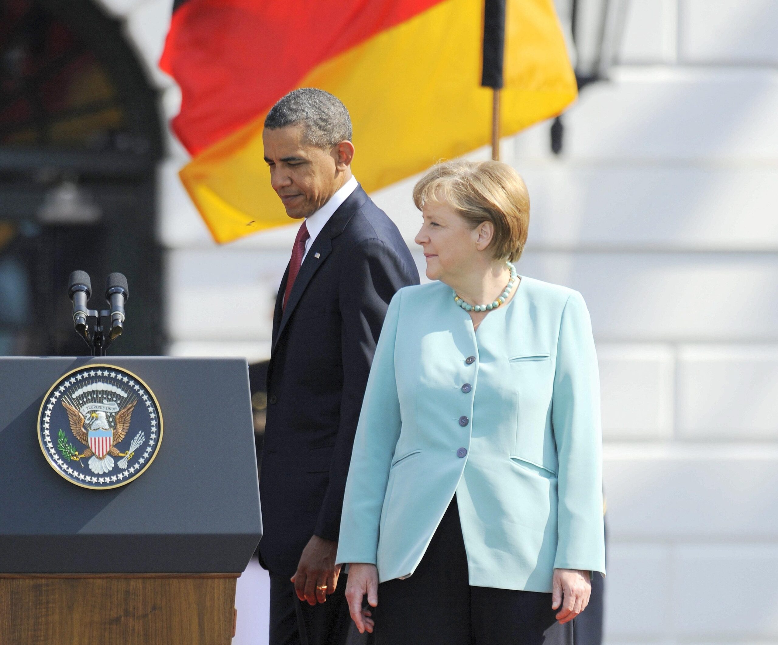 Die Geschichte Deutschlands zeige, was in der heutigen Zeit möglich sei, sagte Obama. Kriege könnten ...