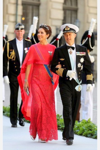 Prinzessin Mary und Kronprinz Frederik von Dänemark feierten mit.