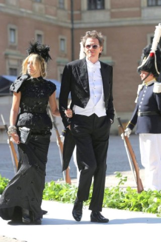 Popmusiker John Taylor (Duran Duran) und seine Frau Gela Nash kamen auch zur Trauung.