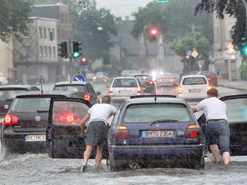 Das Unwetter in der Region.