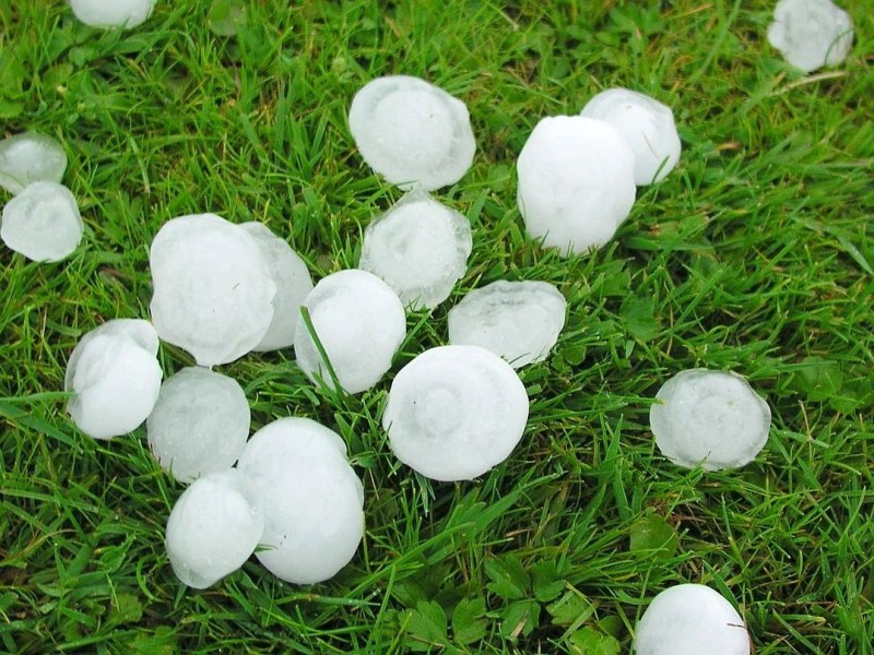 Unwetter in Hagen: Hagelkörner so groß wie Vogeleier gingen nieder.