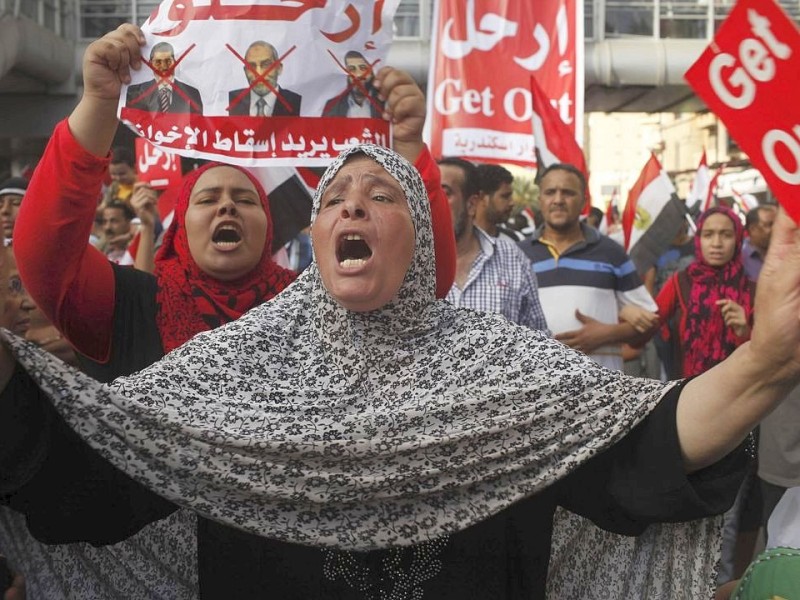 Hunderttausende protestieren in Ägypten gegen die islamistische Regierung von Präsident Mursi.