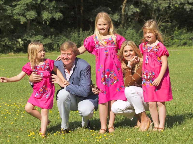 Doch auch andere Königshäuser bescheren uns immer wieder süße Familienfotos. Die niederländische Königsfamilie etwa ...