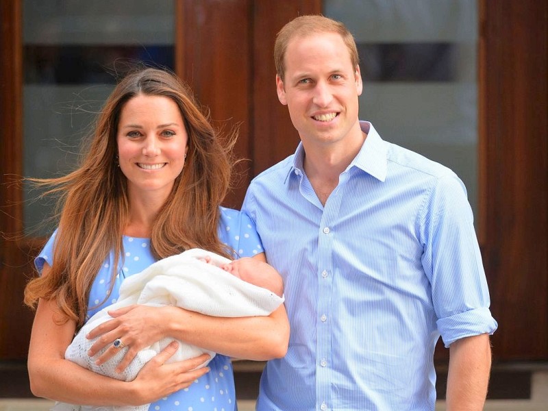 Prinz William und seine Frau Kate sind am 22. Juli zum ersten Mal Eltern geworden. Einen Tag später...