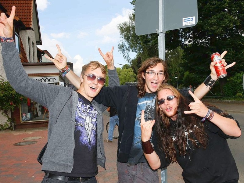 Die ersten Metal-Fans reisten schon in den Tagen vor Festival-Beginn nach Wacken.