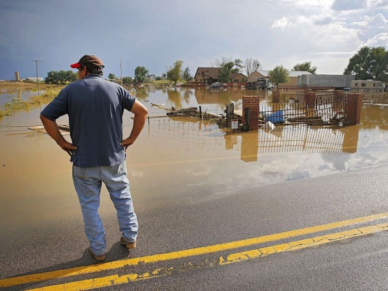 Unwetter haben im US-Bundesstaat Colorado eine Flutkatastrophe ausgelöst.