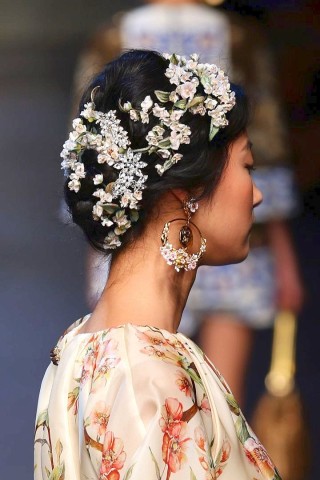 Gold und Glamour bei Dolce & Gabbana.
